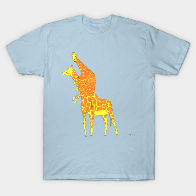 Giraffe Scared Of The Little Mouse